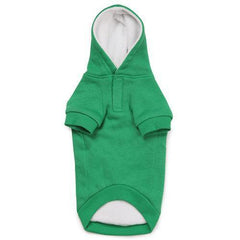 Fleece Lined Dog Hoodie by Zack & Zoey - Green