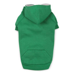 Fleece Lined Dog Hoodie by Zack & Zoey - Green