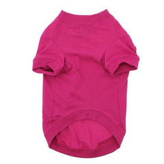 Zack & Zoey Basic Dog T-Shirt - Raspberry Sorbet