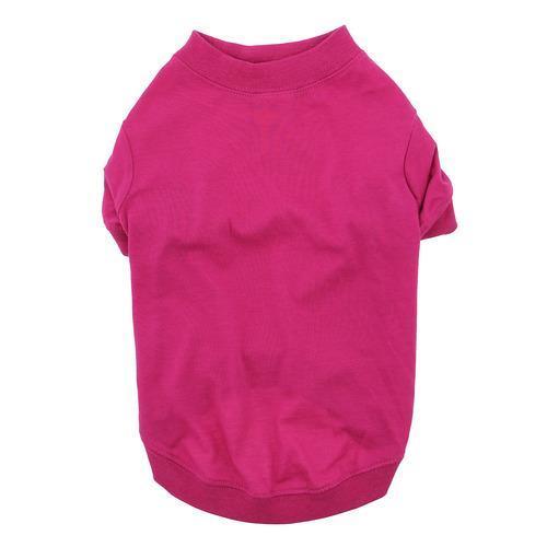 Zack & Zoey Basic Dog T-Shirt - Raspberry Sorbet