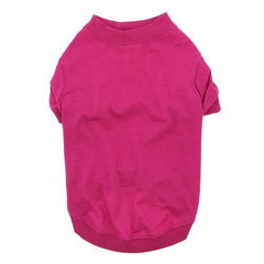 Zack & Zoey Basic Dog T-Shirt - Raspberry Sorbet