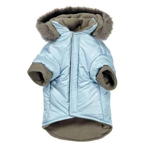 Zack and Zoey Quilted Thermal Dog Parka - Blue