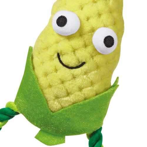 Grriggles Happy Veggies Rope Tug Dog Toy - Corn