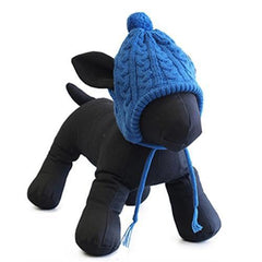 Worthy Dog Toboggan Dog Hat - Blue
