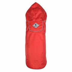 Worthy Dog Seattle Slicker Dog Raincoat - Red