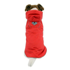 Worthy Dog Seattle Slicker Dog Raincoat - Red
