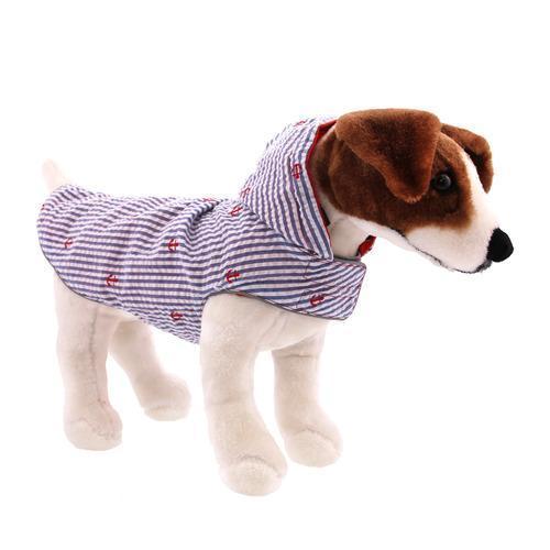 Worthy Dog Seattle Slicker Dog Raincoat - Red