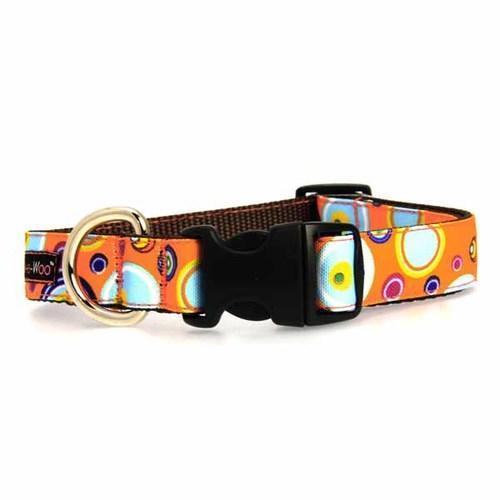 WaLk-e-Woo Martini Dog Collar - Orange