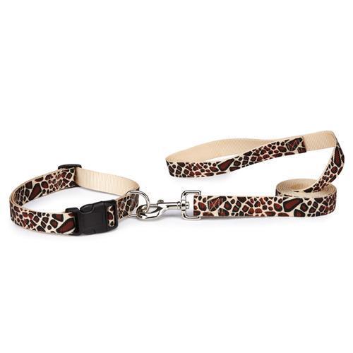 East Side Collection Animal Print Dog Collar - Giraffe