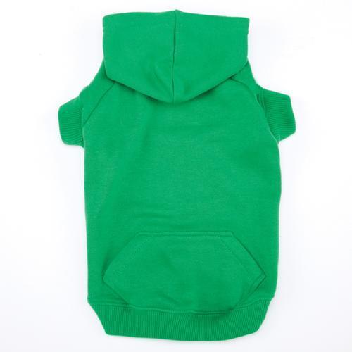 Casual Canine Basic Dog Hoodie - Green
