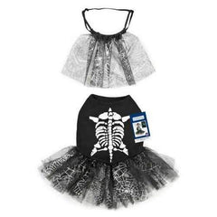 Casual Canine Glow-in-the-Dark Skeleton Zombie Dog Costume