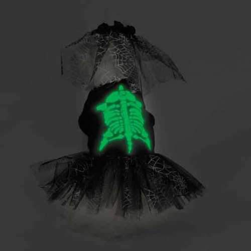 Casual Canine Glow-in-the-Dark Skeleton Zombie Dog Costume