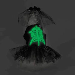 Casual Canine Glow-in-the-Dark Skeleton Zombie Dog Costume