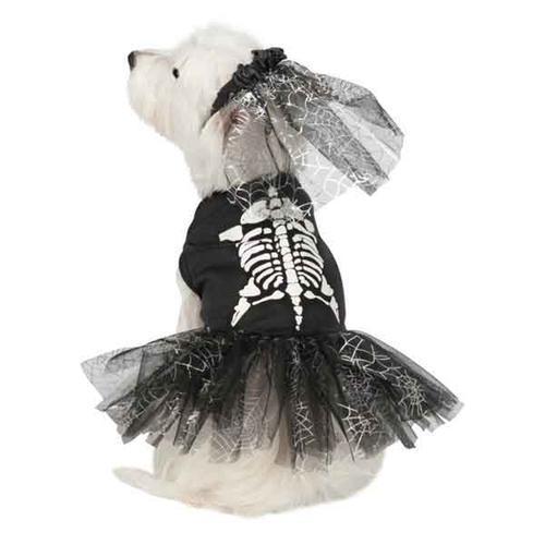 Casual Canine Glow-in-the-Dark Skeleton Zombie Dog Costume