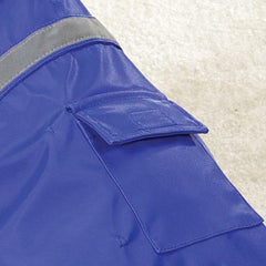 Rain Jacket with Reflective Strip - Blue