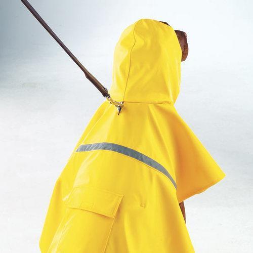 Rain Jacket with Reflective Strip - Yellow