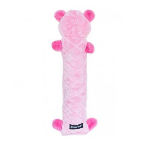 Jigglerz Valentine's Dog Toy - Pink Bear