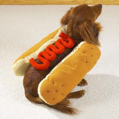 Hot Dog with Ketchup Dog Halloween Costume
