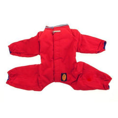 Muttluks Reversible Dog Snowsuit - Red / Navy
