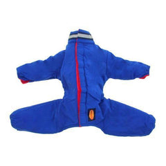 Muttluks Reversible Dog Snowsuit - Red / Navy