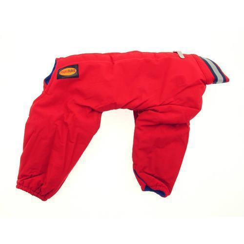 Muttluks Reversible Dog Snowsuit - Red / Navy