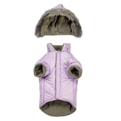 Zack and Zoey Quilted Thermal Dog Parka - Purple