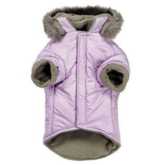 Zack and Zoey Quilted Thermal Dog Parka - Purple
