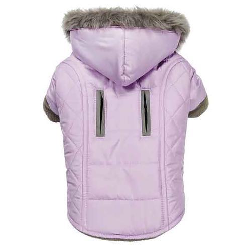 Zack and Zoey Quilted Thermal Dog Parka - Purple
