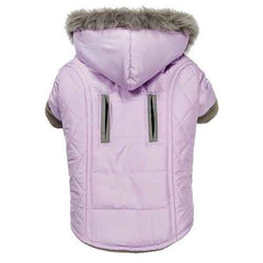 Zack and Zoey Quilted Thermal Dog Parka - Purple